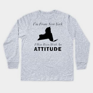 New York Attitude Kids Long Sleeve T-Shirt